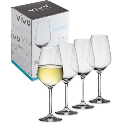 Villeroy & Boch Voice Basic Weißwein-Glas-Set - 4 Stück Villeroy & Boch Voice Basic Weißwein-Glas-Set - 4 Stück
