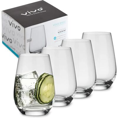Villeroy & Boch Voice Basic Ensemble de 4 verres à long drink - Publicité Villeroy & Boch Voice Basic Ensemble de 4 verres à long drink - Publicité