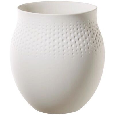 Vase en porcelaine blanche Villeroy & Boch - Collection Collier Vase en porcelaine blanche Villeroy & Boch - Collection Collier