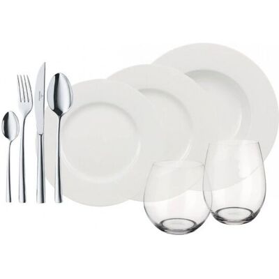 Villeroy & Boch Wonderful World White 36-tlg. Geschirrset - Tischgeschirr Villeroy & Boch Wonderful World White 36-tlg. Geschirrset - Tischgeschirr