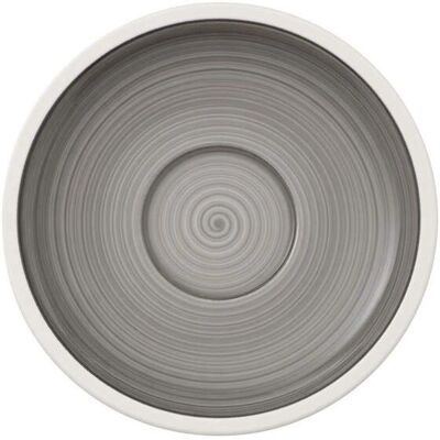 Villeroy & Boch Manufacture Gris Podšálek - 16cm Porcelán Villeroy & Boch Manufacture Gris Podšálek - 16cm Porcelán
