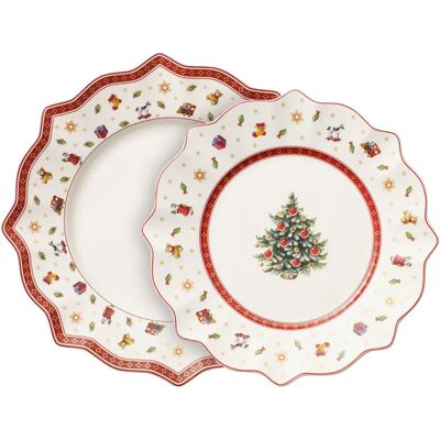 Villeroy & Boch Set de farfurii din porțelan pentru 4 - Colecție Crăciun Villeroy & Boch Set de farfurii din porțelan pentru 4 - Colecție Crăciun