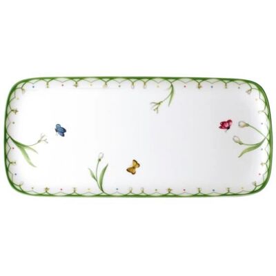 Villeroy & Boch Colourful Spring Rechteckige Porzellan Dessertplatte Villeroy & Boch Colourful Spring Rechteckige Porzellan Dessertplatte