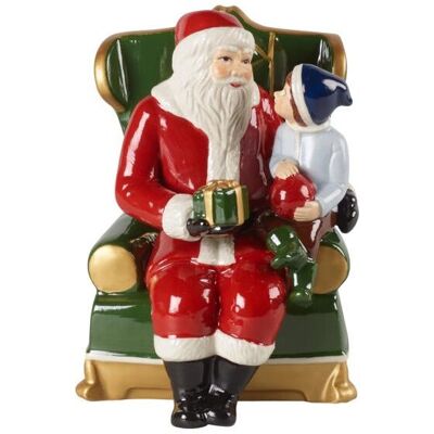 Villeroy & Boch Świąteczna zabawka Santa w fotelu - Porcelana, 10x10x15 cm Villeroy & Boch Świąteczna zabawka Santa w fotelu - Porcelana, 10x10x15 cm