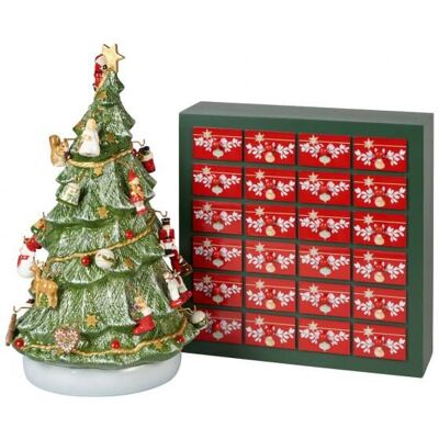Villeroy & Boch Jouets de Noël Mémoire - Ornement en porcelaine Calendrier de l'Avent 3D - Publicité Villeroy & Boch Jouets de Noël Mémoire - Ornement en porcelaine Calendrier de l'Avent 3D - Publicité