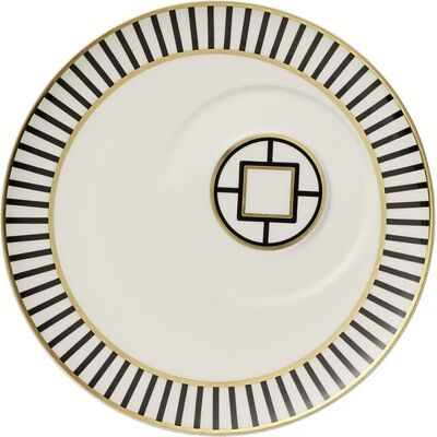 Villeroy & Boch MetroChic Porcelaine d'Os Dorée - 18,5cm - Publicité Villeroy & Boch MetroChic Porcelaine d'Os Dorée - 18,5cm - Publicité