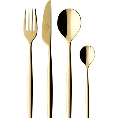 Villeroy & Boch - MetroChic d'Or - Bestikksett for 6 personer, 24 deler Villeroy & Boch - MetroChic d'Or - Bestikksett for 6 personer, 24 deler