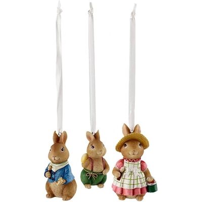 Villeroy & Boch Dekoracje wielkanocne, zestaw 3 szt., Bunny Tales Villeroy & Boch Dekoracje wielkanocne, zestaw 3 szt., Bunny Tales