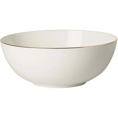 Villeroy & Boch Anmut Gold Salatbolle - Rund Porcelæn Gull, Hvit 23cm Villeroy & Boch Anmut Gold Salatbolle - Rund Porcelæn Gull, Hvit 23cm