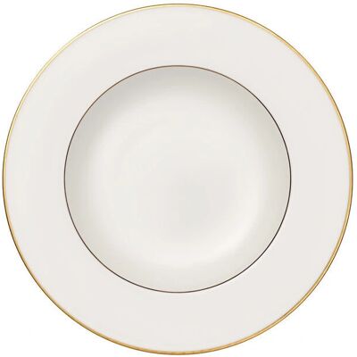 Villeroy & Boch Anmut Gold Suppetallerken - 24cm Hvit & Gull Villeroy & Boch Anmut Gold Suppetallerken - 24cm Hvit & Gull