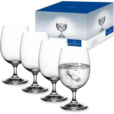 Villeroy & Boch La Divina Sett med 4 Vannglass Villeroy & Boch La Divina Sett med 4 Vannglass