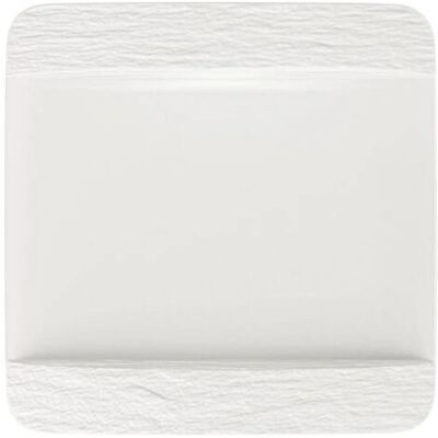 Villeroy & Boch Rock Piatto Quadrato Bianco - Porcellana Villeroy & Boch Rock Piatto Quadrato Bianco - Porcellana