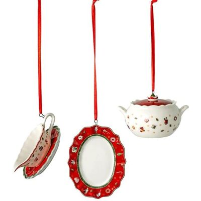 Ornements de Noël Villeroy & Boch Toy's Delight - 3 pièces, Porcelaine Premium - Publicité Ornements de Noël Villeroy & Boch Toy's Delight - 3 pièces, Porcelaine Premium - Publicité