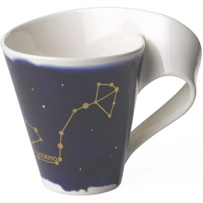 Villeroy & Boch NewWave Stars Becher mit Henkel Skorpion - 300ml, Premium Porcelain Villeroy & Boch NewWave Stars Becher mit Henkel Skorpion - 300ml, Premium Porcelain