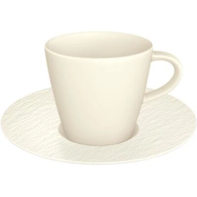 Villeroy & Boch Rock Blanc Espressotasse & Untertasse - Kaffee-Set Villeroy & Boch Rock Blanc Espressotasse & Untertasse - Kaffee-Set