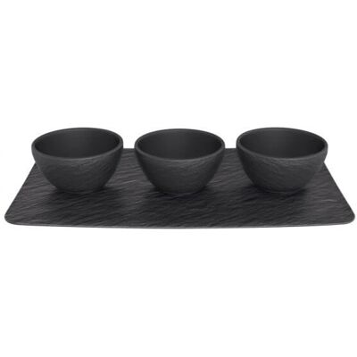 Villeroy & Boch Rock Serveware - Schwarz Villeroy & Boch Rock Serveware - Schwarz