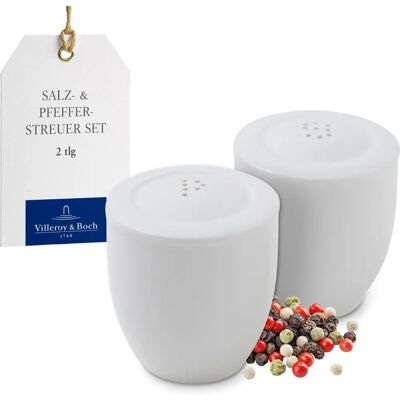 Villeroy & Boch White For Me Salt and Pepper Shakers Villeroy & Boch White For Me Salt and Pepper Shakers