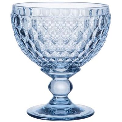 Villeroy & Boch Boston Crystal Champagne Coupe Glass Set - Blue Villeroy & Boch Boston Crystal Champagne Coupe Glass Set - Blue
