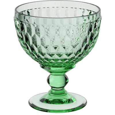 Villeroy & Boch Boston Coloured Dessert Bowl - Green - Crystal, 12.5cm Villeroy & Boch Boston Coloured Dessert Bowl - Green - Crystal, 12.5cm