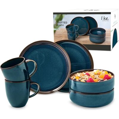 Villeroy & Boch Crafted Denim Set di Colazione da 6 pezzi Villeroy & Boch Crafted Denim Set di Colazione da 6 pezzi