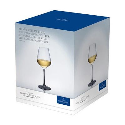 Villeroy & Boch Manufacture Rock Weißwein Glas - 4er-Set - 120ml Villeroy & Boch Manufacture Rock Weißwein Glas - 4er-Set - 120ml