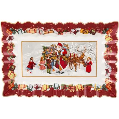 Villeroy & Boch Toy's Fantasy Rectangular Santa Claus Design Serving Plate Villeroy & Boch Toy's Fantasy Rectangular Santa Claus Design Serving Plate