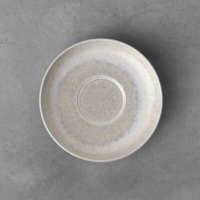 Villeroy & Boch Perlemor Sand Untertasse - Porzellan Beige - 16cm Villeroy & Boch Perlemor Sand Untertasse - Porzellan Beige - 16cm