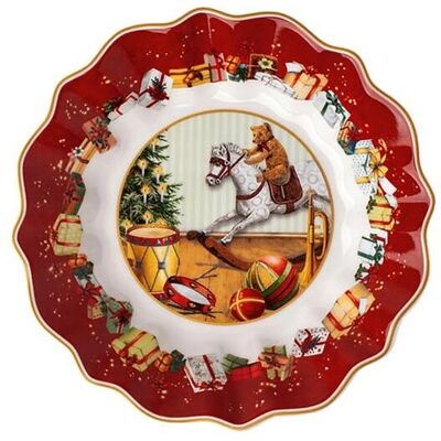 Villeroy & Boch Toy's Fantasy Schale auf Fuß - Weihnachtsdeko Villeroy & Boch Toy's Fantasy Schale auf Fuß - Weihnachtsdeko