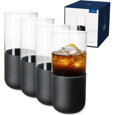 Villeroy & Boch Longdrinkbecher, Set 4tlg. Manufacture Rock, Transparent Villeroy & Boch Longdrinkbecher, Set 4tlg. Manufacture Rock, Transparent
