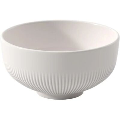Villeroy & Boch Afina, Bowl + Plate, White - Bowl and Plate Set Villeroy & Boch Afina, Bowl + Plate, White - Bowl and Plate Set