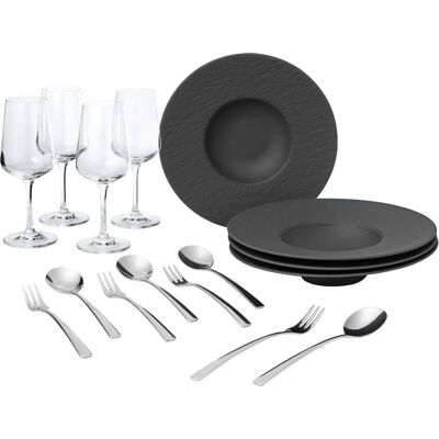 Villeroy & Boch Manufacture Rock Pastaset - Geschirrset Villeroy & Boch Manufacture Rock Pastaset - Geschirrset