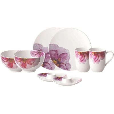 Villeroy & Boch Rose Garden Frukostset - 8 delar Villeroy & Boch Rose Garden Frukostset - 8 delar