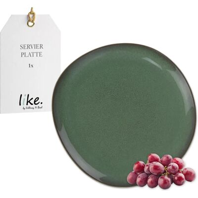 Assiette de service Lave Vert Villeroy & Boch 32cm Vert foncé Assiette de service Lave Vert Villeroy & Boch 32cm Vert foncé