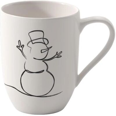 Villeroy & Boch Weißer Becher - Statement Lines - 280ml Villeroy & Boch Weißer Becher - Statement Lines - 280ml