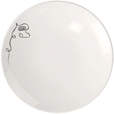 Villeroy & Boch Statement Lines Frühstücksteller - Weiß - 21cm Villeroy & Boch Statement Lines Frühstücksteller - Weiß - 21cm