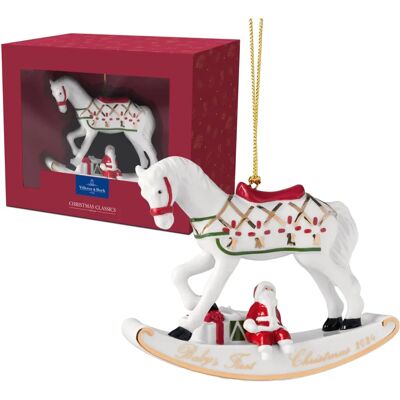 Ozdoba świąteczna Villeroy & Boch - Kolorowa, 8,9cm, Huśtawka koń Ozdoba świąteczna Villeroy & Boch - Kolorowa, 8,9cm, Huśtawka koń
