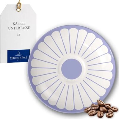 Villeroy & Boch Fleur Tasse en porcelaine et sous-tasse - Lot de 2 Villeroy & Boch Fleur Tasse en porcelaine et sous-tasse - Lot de 2