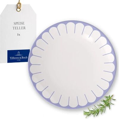 Villeroy & Boch Fleur Geschirrset - 6 Teller, 27cm, Blau & Weiß Villeroy & Boch Fleur Geschirrset - 6 Teller, 27cm, Blau & Weiß
