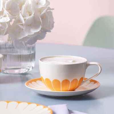 Villeroy & Boch - Fleur Soleil Cappuccino Cup - White - Cup Villeroy & Boch - Fleur Soleil Cappuccino Cup - White - Cup
