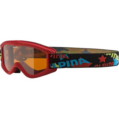 Lunettes de Ski Alpina Carvy 2.0 SH - Rouge - Petits Visages - Protection UV Lunettes de Ski Alpina Carvy 2.0 SH - Rouge - Petits Visages - Protection UV