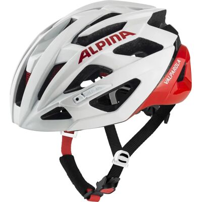 Olympic Sportswear Alpina Valparola Wit-Rode Helm - Sporthelm Olympic Sportswear Alpina Valparola Wit-Rode Helm - Sporthelm