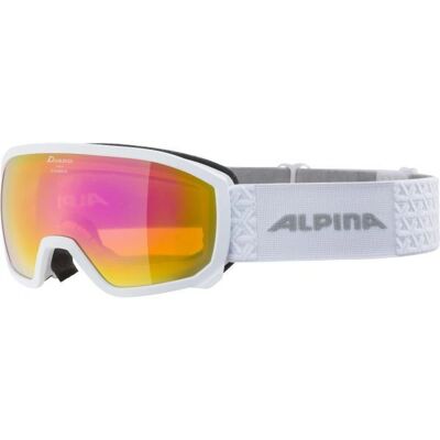 Lunettes de ski Alpina Scarabeo JR Q-Lite Blancs Lunettes de ski Alpina Scarabeo JR Q-Lite Blancs