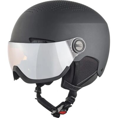 Alpina Arber Visor Q Lite Helm - Stoßfeste, Verstellbar, Matt Schwarz Alpina Arber Visor Q Lite Helm - Stoßfeste, Verstellbar, Matt Schwarz