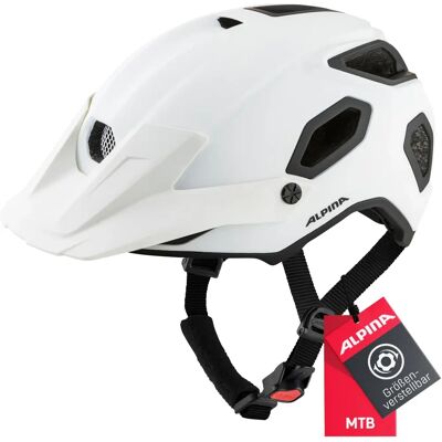 Casco Alpina Comox Bianco Opaco - MTB Trail Casco Alpina Comox Bianco Opaco - MTB Trail