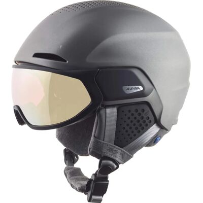 Casque de ski Alpina Alto avec Visière - Élégant, Innovant, Tout-terrain Casque de ski Alpina Alto avec Visière - Élégant, Innovant, Tout-terrain