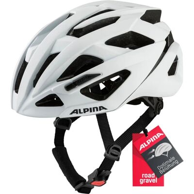 Casco de bicicleta Alpina Valparola Blanco Mate - Carretera Casco de bicicleta Alpina Valparola Blanco Mate - Carretera