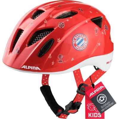 Alpina Kids Ximo FCB Czerwony - Kask rowerowy dziecięcy Alpina Kids Ximo FCB Czerwony - Kask rowerowy dziecięcy