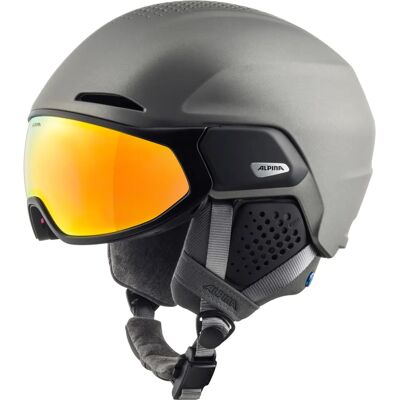 Casque de ski ALPINA Oro QV MIPS Gunmetal - Confort et sécurité maximaux Casque de ski ALPINA Oro QV MIPS Gunmetal - Confort et sécurité maximaux
