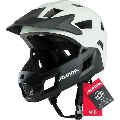 Casco integrale bambini Alpina Rupi Bianco Opaco - MTB Casco integrale bambini Alpina Rupi Bianco Opaco - MTB