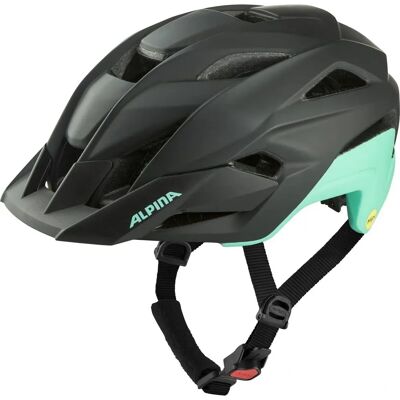 Casque Alpina Stan Mips Noir Turquoise - Casque vélo Casque Alpina Stan Mips Noir Turquoise - Casque vélo